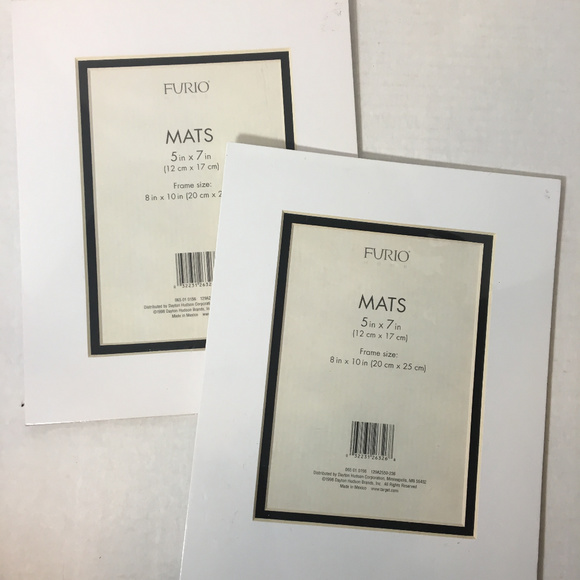 New Furio Home Photo Matting 8X10 - 5X7 2 Pc - Picture 2 of 4